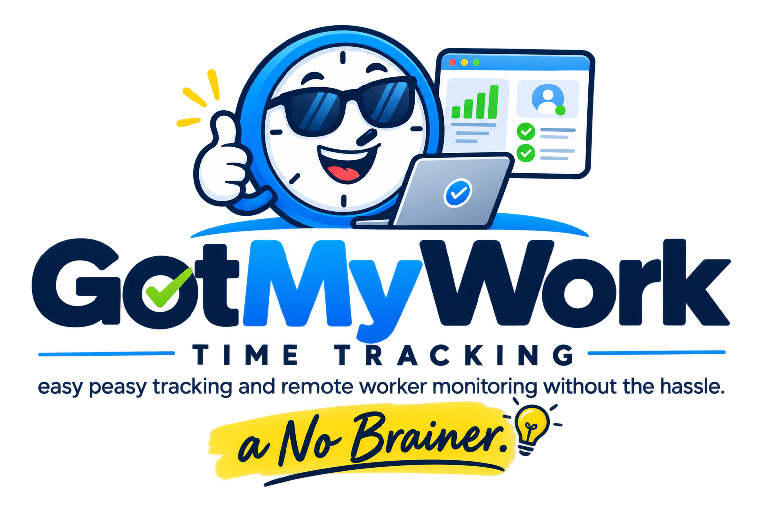 GotMyWork time tracking — easy tracking and remote worker monitoring
